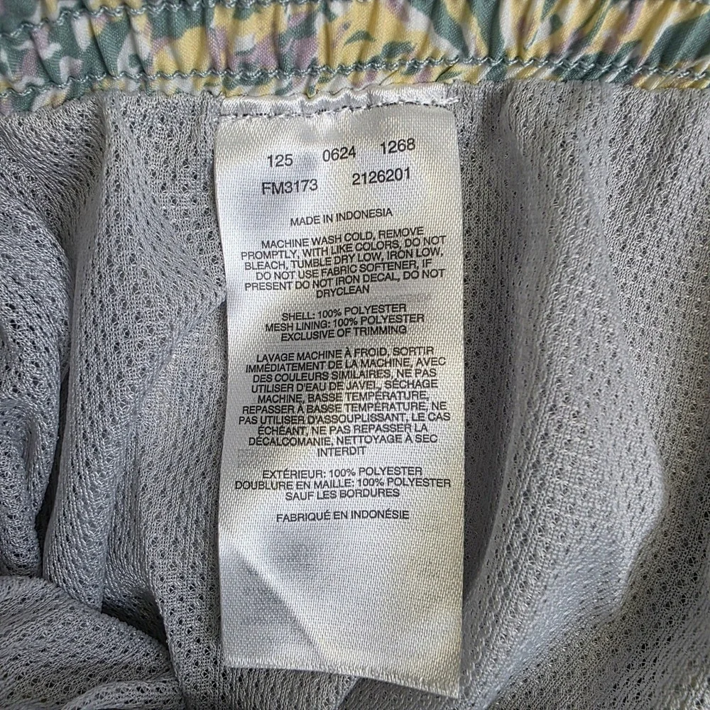 Columbia PFG Rambler Printed Water Shorts Mens Small Green Yellow FM3173-758 NEW